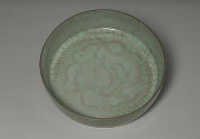 图片[3]-Washer with impressed-dragon design in celadon glaze, Guan ware, Southern Song dynasty, 12th-13th century-China Archive